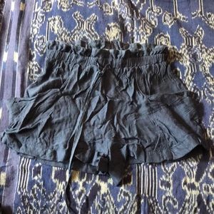 Paper bag top shorts.